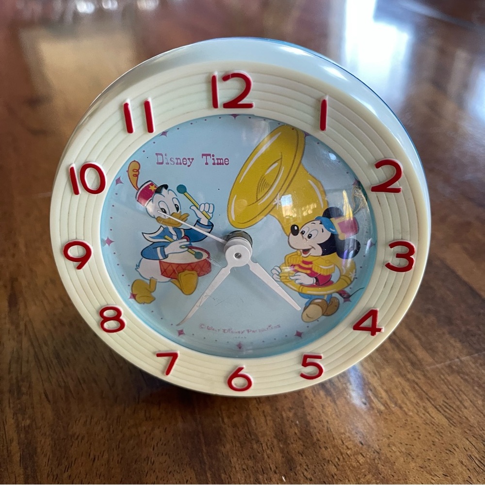 Disney Time Mickey Mouse & Donald Duck Band Alarm Clock